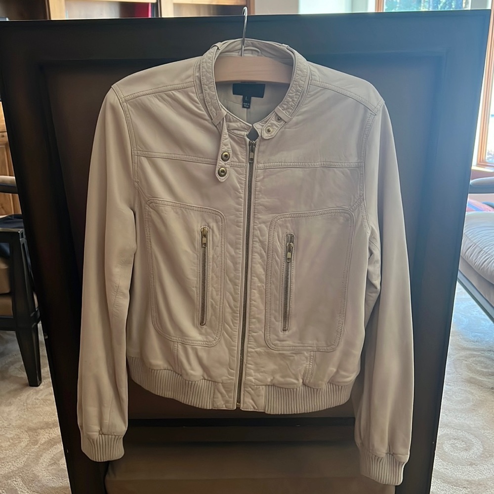 Soft lamb leather jacket